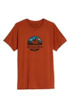 Men's Patagonia Fitz Roy Scope Crewneck T-shirt - Orange