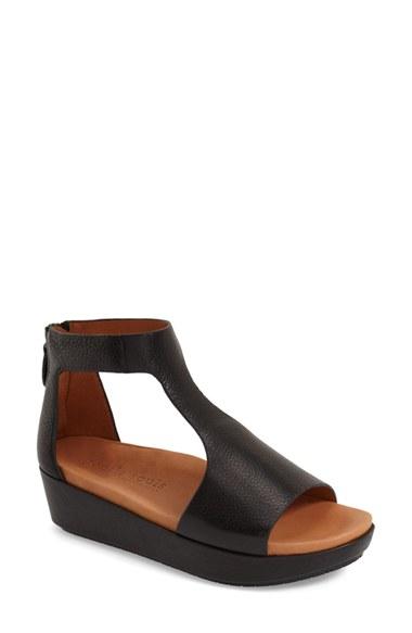 Women's Gentle Souls 'jefferson' Platform Sandal M - Black