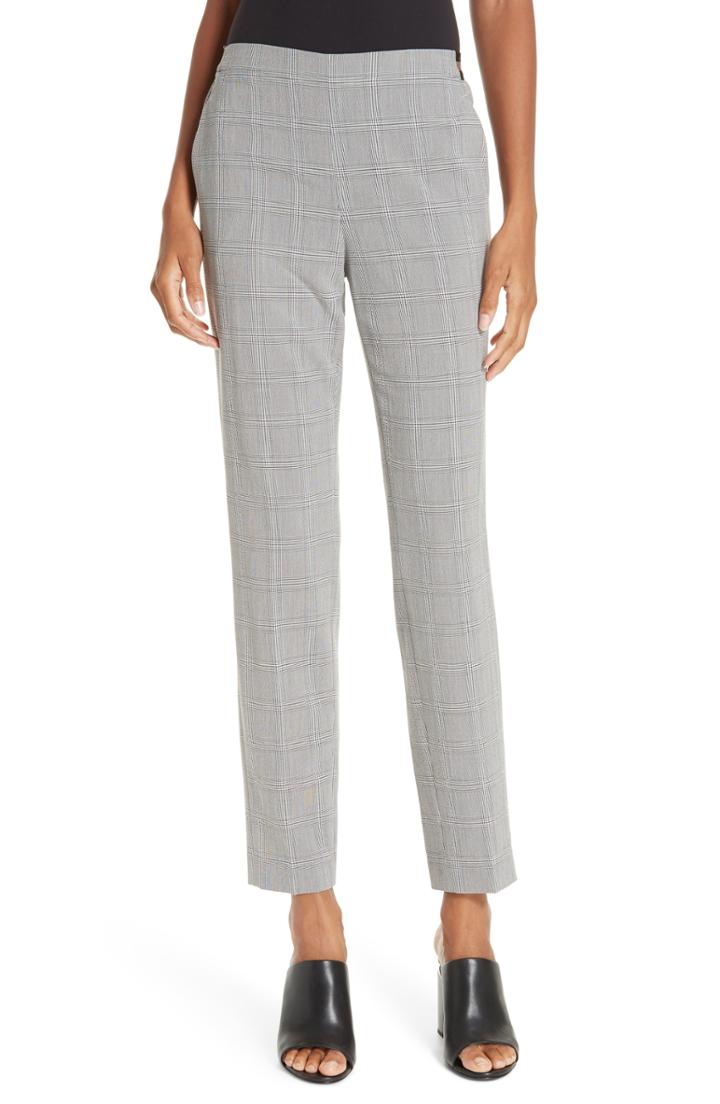 Women's Brochu Walker Vanya Plaid Pants - Grey