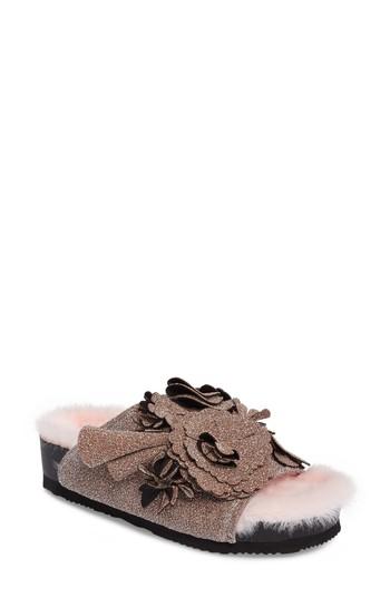 Women's Suecomma Bonnie Floral Slide Sandal .5 Eu - Pink