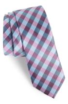 Men's 1901 Welker Check Silk Skinny Tie