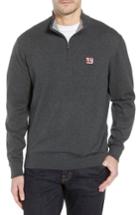 Men's Cutter & Buck New York Giants - Lakemont Fit Quarter Zip Sweater