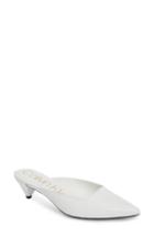 Women's Calvin Klein Lanora Pointy Toe Mule .5 M - White