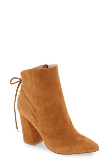 Women's Kristin Cavallari 'siren' Pointy Toe Bootie M - Brown