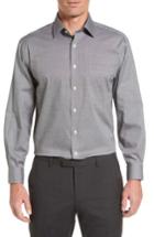 Men's Nordstrom Men's Shop Classic Fit Non-iron Solid Dress Shirt - 35 - Grey
