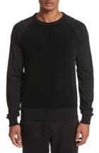 Men's Todd Snyder Textured Crewneck Pullover - Black