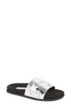Women's Stella Mccartney Star Slide Sandal Us / 37eu - Metallic