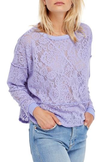 Women's Free People Not Cold In This Top - Purple