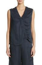 Women's Zero + Maria Cornejo Ruched Drape Tank - Black