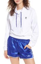 Women's Fila Kayla Quarter Zip Nylon Pullover - White