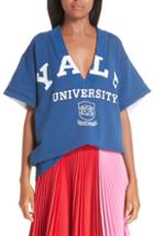 Women's Calvin Klein 205w39nyc Yale Short Sleeve Sweatshirt - Blue