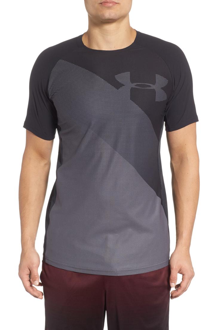 Men's Under Armour Threadborne Vanish Fitted Shirt, Size - Black