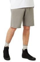 Men's Topman Cutoff Jersey Shorts - Beige