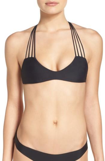 Women's Mikoh Banyan Bikini Top - Black