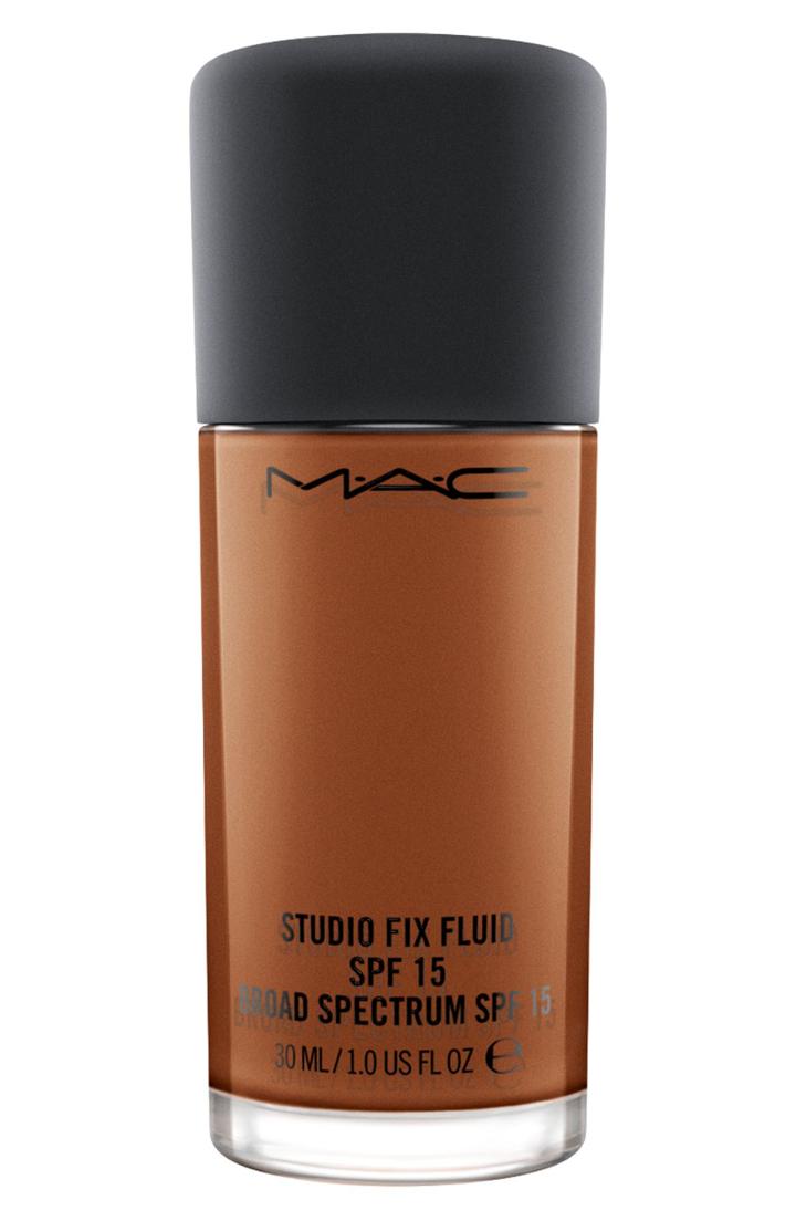 Mac Mac Studio Fix Fluid Foundation Spf 15 - Nw57 Dark Mahogany Rosy