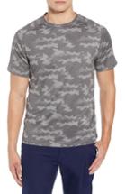 Men's Peter Millar Rio Camo Tech T-shirt - Grey