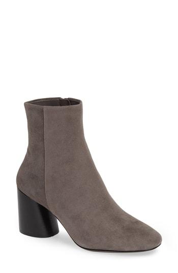 Women's Linea Paolo Savvy Block Heel Bootie M - Grey