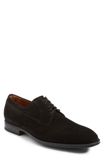 Men's Aquatalia Decker Plain Toe Derby .5 M - Black