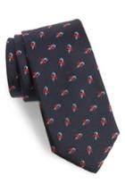 Men's Nordstrom Men's Shop Candy Cane Silk Tie, Size - Blue