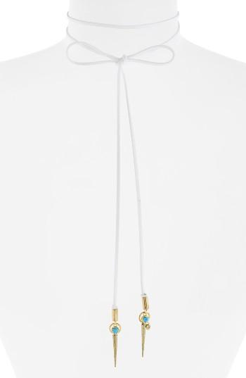 Women's Karen London Spike Lariat Choker