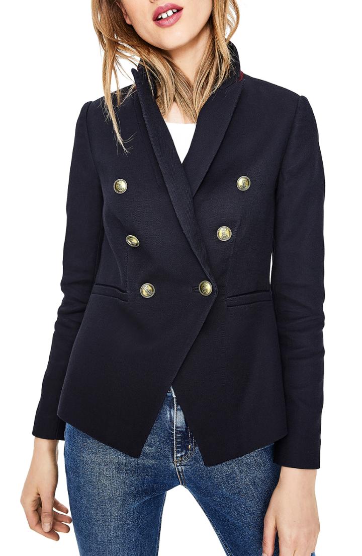Women's Boden Double Breasted Blazer