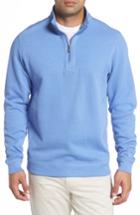 Men's Cutter & Buck Bayview Quarter Zip Pullover, Size - Purple