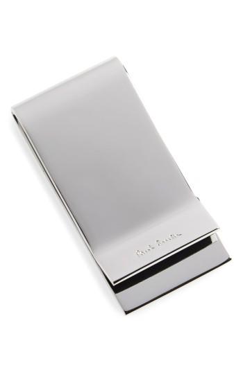 Men's Paul Smith Stripe Money Clip - Metallic