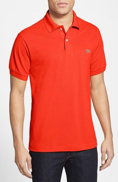 Men's Lacoste 'l1212' Pique Polo (l) - Red