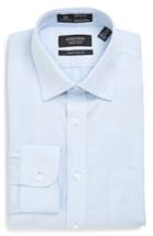 Men's Nordstrom Men's Shop Smartcare(tm) Traditional Fit Stripe Dress Shirt - 33 - Blue