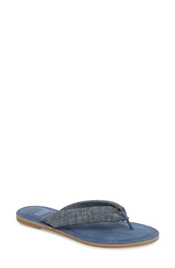 Women's Eileen Fisher Flue Flip Flop M - Blue