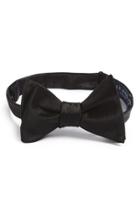 Men's Ted Baker London Silk Bow Tie, Size - Black