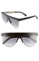 Women's Givenchy 62mm Oversize Flat Top Sunglasses - Black/ Gold