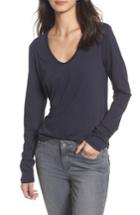 Women's James Perse Zig Zag Tee - Blue