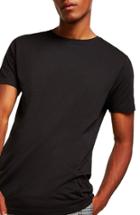 Men's Topman Longline T-shirt - Black