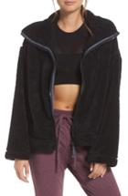 Women's Free People Dazed Fleece Jacket - Black