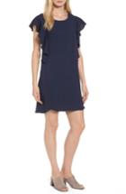 Women's Bobeau Flutter Sleeve Shift Dress - Blue