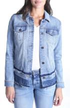 Women's Kut From The Kloth Double Release Hem Denim Jacket - Blue