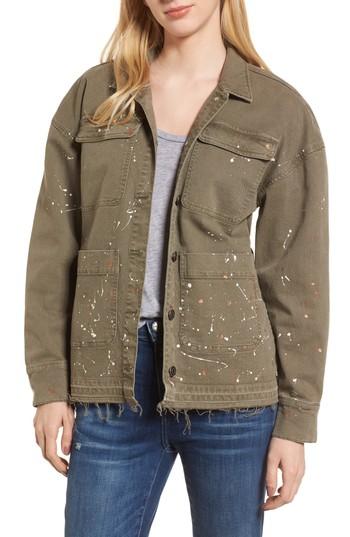 Women's Splendid Easel Cargo Jacket - Green