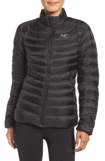 Women's Arc'teryx Cerium Water Resistant Down Jacket - Black