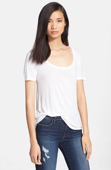 Women's Atm Anthony Thomas Melillo 'sweetheart' Modal Tee - White