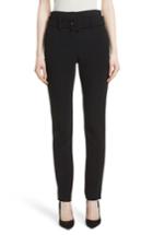 Women's Theory Camogie Belted Cigarette Pants - Black