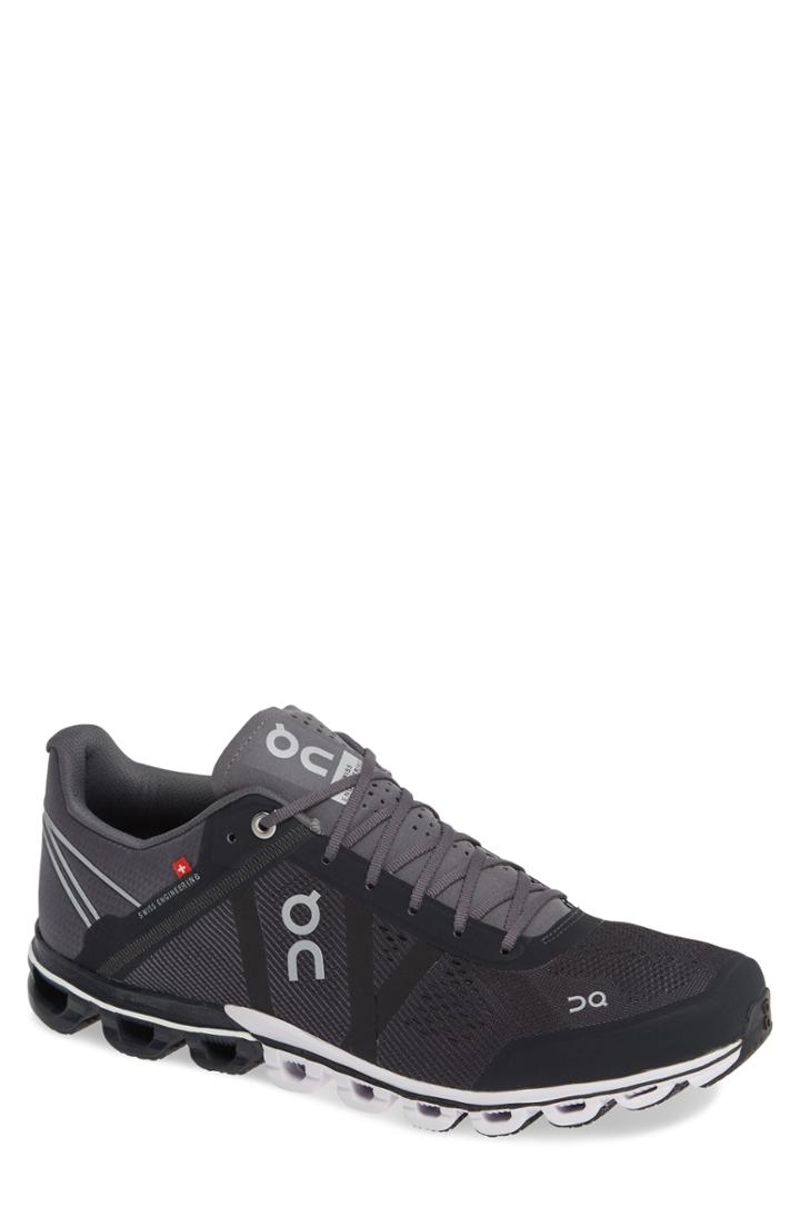 Men's On Running Cloudflow Running Shoe .5 M - Black