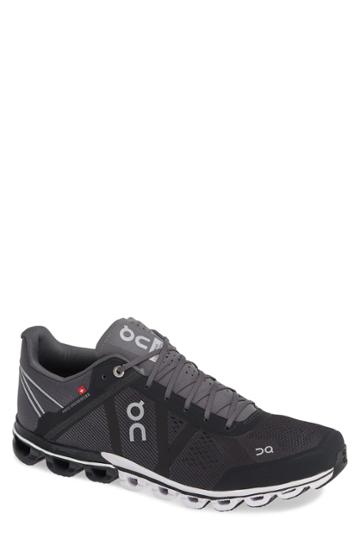 Men's On Running Cloudflow Running Shoe .5 M - Black