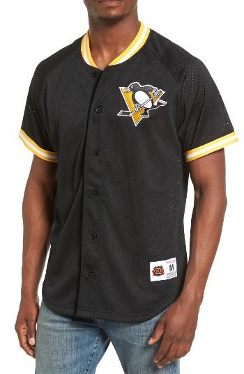 Men's Mitchell & Ness Nhl Seasoned Pro - Pittsburgh Penguins Mesh Shirt