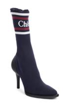 Women's Chloe Tracy Logo Sock Boot Us / 36eu - Blue