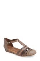 Women's Rockport Cobb Hill Galway T-strap Sandal M - Beige