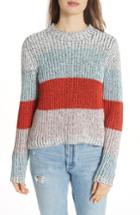 Women's La Ligne Chunky Crop Cotton Sweater - Grey