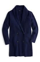 Women's J. Crew Double Breasted Cardigan Jacket - Blue