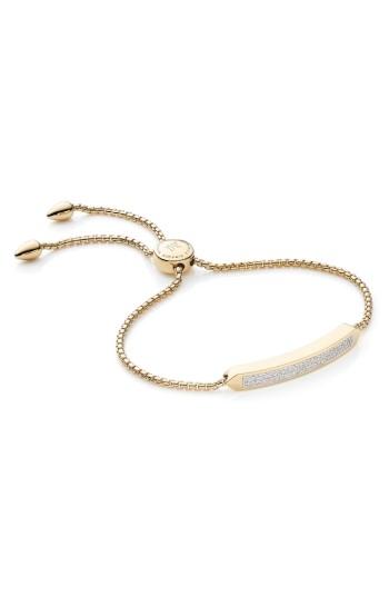 Women's Monica Vinader Baja Skinny Pave Diamond Bracelet