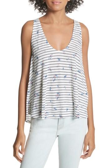 Women's Joie Izobel Print Tank, Size - White